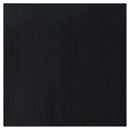 gulvtæppe 100x100 cm firkantet bambus sort