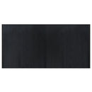 gulvtæppe 100x200 cm rektangulær bambus sort