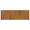 gulvtæppe 100x300 cm rektangulær bambus brun