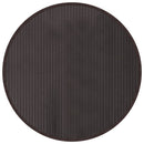 vidaXL gulvtæppe 80 cm bambus mørkebrun