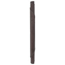 vidaXL gulvtæppe 80 cm bambus mørkebrun