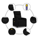 massagestol stof sort