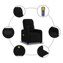 massagestol stof sort