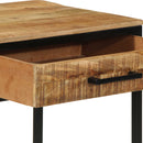 Klædeskab med skuffe Brun 100 x 40 x 120 cm Massivt mangotræ