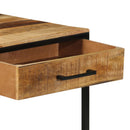Konsolbord Brun 100 x 55 x 89,5 cm Massiv mango træ og metal