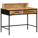 Konsolbord Brun 100 x 55 x 89,5 cm Massiv mango træ og metal