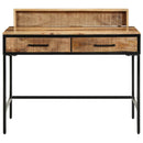 Konsolbord Brun 100 x 55 x 89,5 cm Massiv mango træ og metal