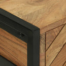 Konsolbord med skuffe Brun 90 x 35 x 75 cm Massivt Akacietræ