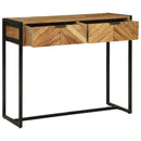Konsolbord med skuffe Brun 90 x 35 x 75 cm Massivt Akacietræ