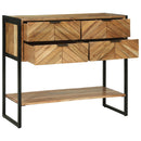 Konsolbord med skuffe Brun 90 x 35 x 80 cm Massivt Akacietræ