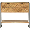 Konsolbord med skuffe Brun 90 x 35 x 80 cm Massivt Akacietræ