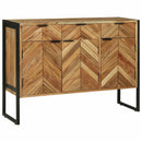 Sideboard 100 x 30 x 75 cm Massivt akacietræ