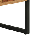 TV-skab med skuffe Brun 100 x 35 x 50 cm Massivt Akacietræ