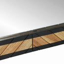 Vægspejl Sort og Brunt 50 x 2 x 90 cm Massivt Akacietræ