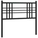 udskiftningsgavl 100 cm metal sort