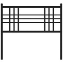 udskiftningsgavl 100 cm metal sort