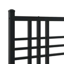 udskiftningsgavl 100 cm metal sort