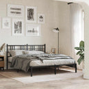 udskiftningsgavl 160 cm metal sort