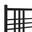 udskiftningsgavl 193 cm metal sort
