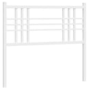 udskiftningsgavl 100 cm metal hvid