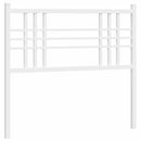 udskiftningsgavl 107 cm metal hvid