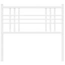 udskiftningsgavl 107 cm metal hvid