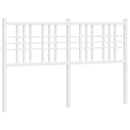 udskiftningsgavl 120 cm metal hvid