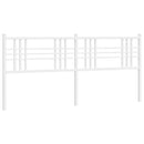 udskiftningsgavl 193 cm metal hvid