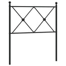 udskiftningsgavl 80 cm metal sort
