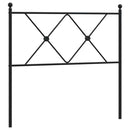 udskiftningsgavl 90 cm metal sort