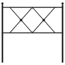 udskiftningsgavl 90 cm metal sort