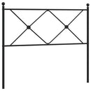 udskiftningsgavl 100 cm metal sort
