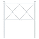udskiftningsgavl 75 cm metal hvid