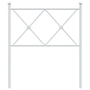 udskiftningsgavl 80 cm metal hvid