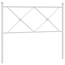 udskiftningsgavl 100 cm metal hvid