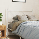 udskiftningsgavl 107 cm metal hvid