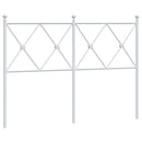 udskiftningsgavl 120 cm metal hvid