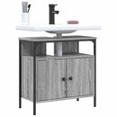 underskab til vask 60x30x60 cm konstrueret træ grå sonoma-eg