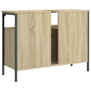 underskab til håndvask 80x30x60 cm konstrueret træ sonoma-eg