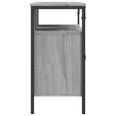 underskab til vask 80x30x60 cm konstrueret træ grå sonoma-eg