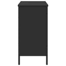 underskab til håndvask 80x30x60 cm konstrueret træ sort