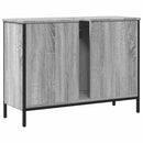 underskab til vask 80x30x60 cm konstrueret træ grå sonoma-eg