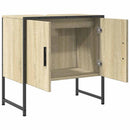 underskab til håndvask 60x33x60 cm konstrueret træ sonoma-eg