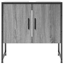 underskab til vask 60x33x60 cm konstrueret træ grå sonoma-eg