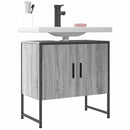 underskab til vask 60x33x60 cm konstrueret træ grå sonoma-eg