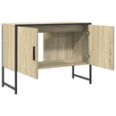 underskab til håndvask 80x33x60 cm konstrueret træ sonoma-eg