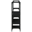 tv-bord 206,5x28,5x95 cm konstrueret træ sort