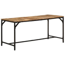 spisebord 160x80x75 cm massivt ru mangotræ
