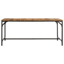 spisebord 180x90x75 cm massivt ru mangotræ