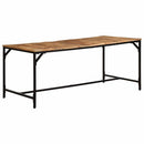 spisebord 180x90x75 cm massivt ru mangotræ